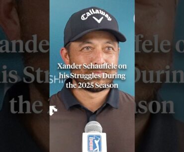 Xander Schauffele gave a blunt assessment of his 2025 season. 👀