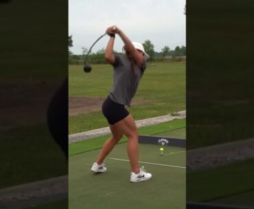 Power Long Hitter "Cassandra Meyer" Fantastic Swing Motion & Slow Motion 2024