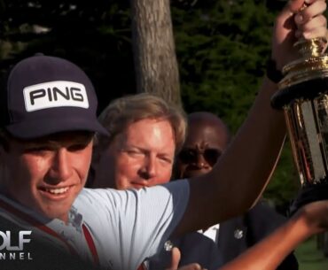 2025 U.S. Amateur Championship trophy presentation at The Olympic Club | Golf Channel