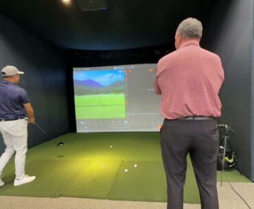 Full Lesson at Golf Galaxy with Tim K.