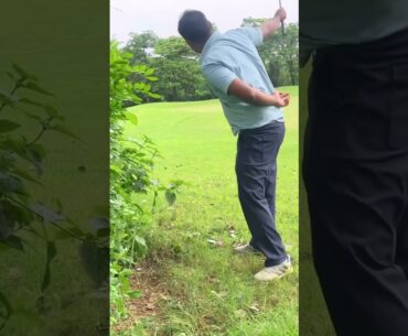 Great escape for a birdie ! #golf #golfchallenge #trickshots
