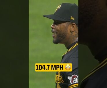 Manny Machado was left speechless by this Aroldis Chapman 104.7 MPH fastball 😮