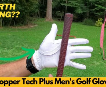 Copper Tech Plus Men's Golf Glove (White-Black) Copper Infused Golf Glove for Men - Worth Buying?