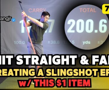 How to Hit the Ball Straight & Far w/ an Effortless Golf Swing! [Create a Slingshot Effect]
