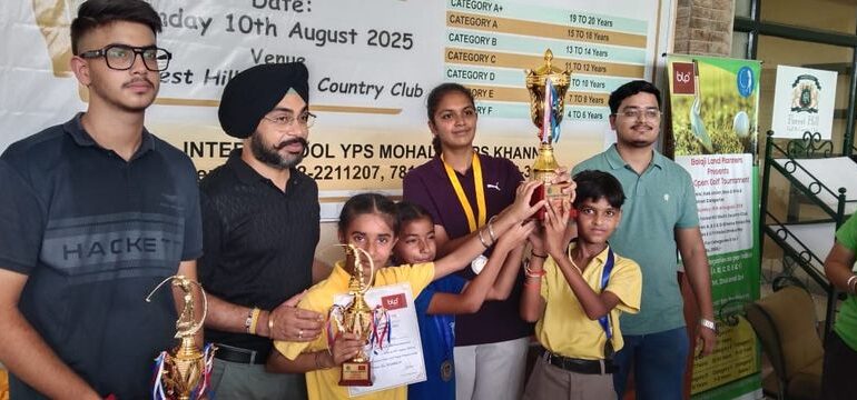 DPS, Khanna, students shine in Castle Sports Open Golf Tournament