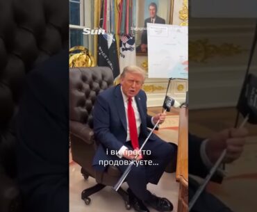 Trump shows off golf club gifted by Zelensky from hero Ukrainian sergeant