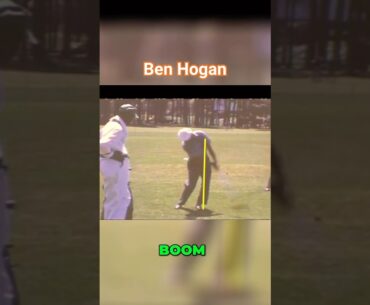 Ben Hogan short game  lesson.#shorts #benhogan #golf #golfswing