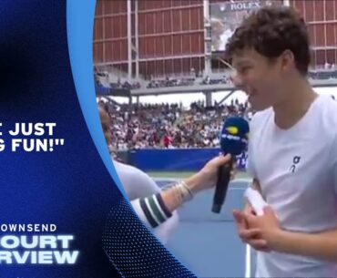 Townsend/Shelton On-Court Interview | 2025 US Open Round 1