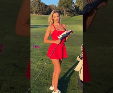 Amazing Golf Swing you need to see | Golf Girl awesome swing | Golf shorts | Bri Teresi