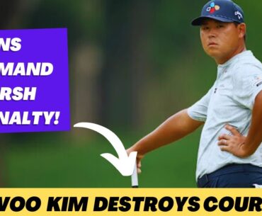 Si Woo Kim Slammed After Angry Meltdown at BMW Championship