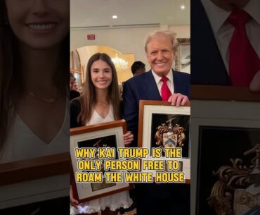 Why Kai Trump Is the Only Person Free to Roam the White House?#shorts #celebrity #trump #kai #usa