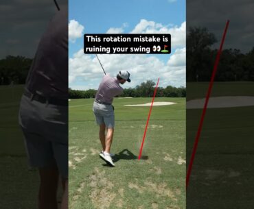 This Rotation Mistake Killing Your Golf Swing 😳⛳️