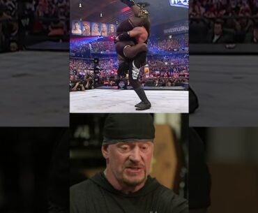 The Undertaker showed off his strength lifting Mark Henry 💪🏼🤯