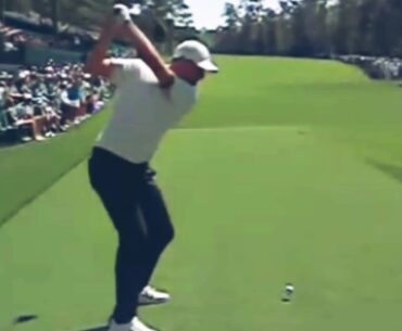 Scottie Scheffler Driver Swing in Super Slow-Mo,  play in loop for Slow-Mo