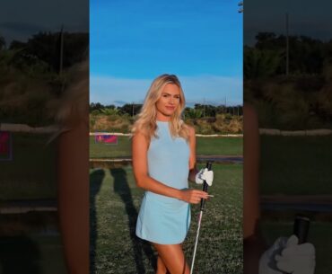 Amazing Golf Swing you need to see | Golf Girl awesome swing | Golf shorts | Christy Gilbert