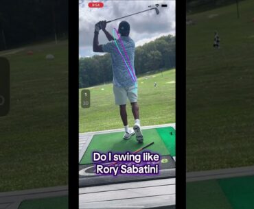 Rory Sabatini’s swing model #golf #rorymcllroy  #rory #improvement