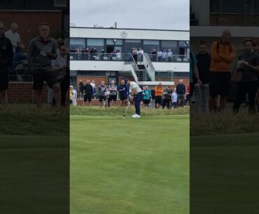 Alex Fitzpatrick trying to finish off in style at West Lancs Final Open Qualifying