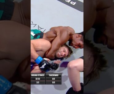 😮‍💨 Mansour Barnaoui stuns and then submits Alfie Davis at #PFLChampionships