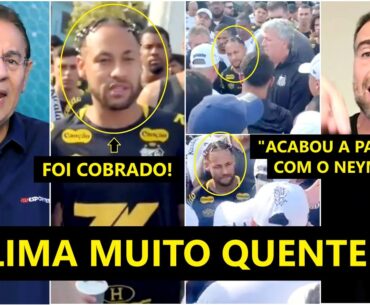 "POR%@! É SÉRIO ISSO??? Os caras FALARAM pro Neymar e pro elenco do Santos que..." Torcida INVADE CT