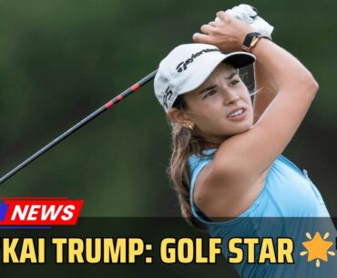 Kai Trump: Golf Star at The Benjamin School | Miami Commit & NIL Millionaire । USA NEWS TODAY