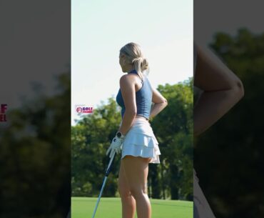 Amazing Golf Swing you need to see | Golf Girl awesome swing | Golf shorts |