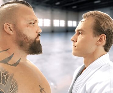 World's Strongest Man Vs Karate Black Belt