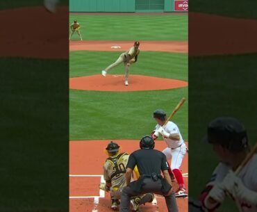 Waldron honors Wakefield with first-pitch knuckler