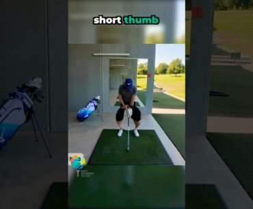 GOLF GRIP: Short vs Long Thumb #shorts