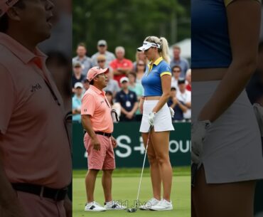 One simple move from the tallest golfer changed everything ✨⛳#golf #short #tallwomen #sports
