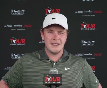 Robert Macintyre In Hunt at Tour Championship Round 2 Press Conference