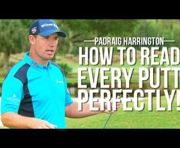 Padraig Harrington Shares the Secrets of Reading EVERY PUTT PERFECTLY on the Greens