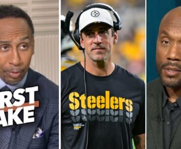 FIRST TAKE | Riddick: Steelers need Aaron Rodgers for a Super Bowl run, not preseason hype