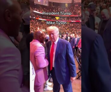 TRUMP trifft TYSON😱#miketyson #donaldtrump #ufc #mma #president #champion #tyson #trump #foryou #fy