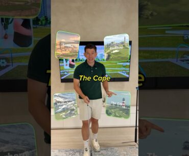Is there a driving range on the Golf Daddy Golf at Home Simulator? Yes there is! #golf #golfdaddy