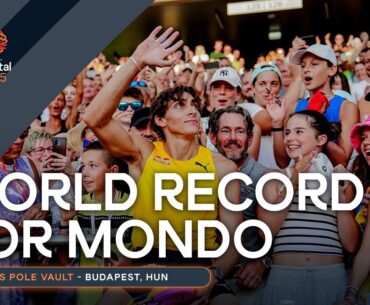 Mondo Duplantis flies to his 13th pole vault world record 👏 | Continental Tour Gold 2025