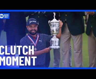 J.J. Spaun Wins US Open With Clutch Putt | 10 News First