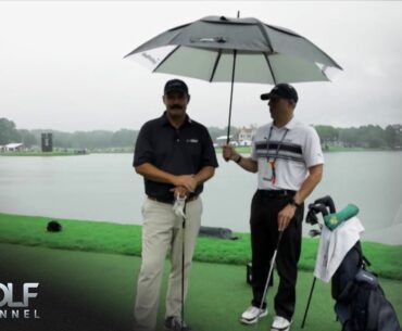 Johnson Wagner plays 15th hole at rainy East Lake Golf Course | Golf Channel