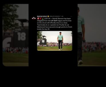 Henrik Stenson | LIV Golf 2025 Relegation | #golfer #golf #zachriddlegolf #henrikstenson #progolf