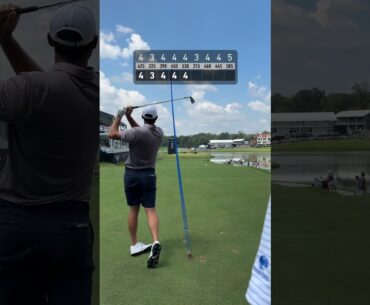 Staying hot in Atlanta. 9 holes in 90 seconds with Scottie Scheffler!