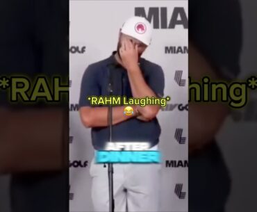 Jon Rahm Laughing at Tyrell Hatton?! #golf #funny #jonrahm