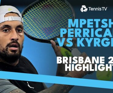 Nick Kyrgios Returns To Singles Action! | Brisbane 2025 Highlights