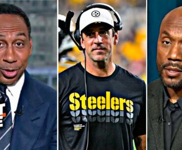 FIRST TAKE | "Rodgers makes Steelers contenders!" – Riddick debates Stephen A.