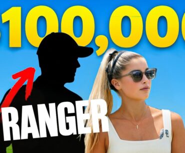 Playing A Pro Golf Tournament For $100k (MY CADDIE QUIT)