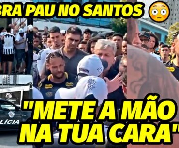 "CHORÃO VAI TOMA TAP% NA CARA DE MÃO ABERTA" NEYMAR TOMA INTIMADA NO QUEBRA PAU DA TORCIDA DO SANTOS