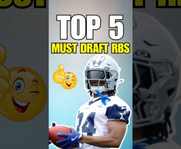 Top 5 MUST DRAFT Running Backs for 2025 FANTASY FOOTBALL 🔥