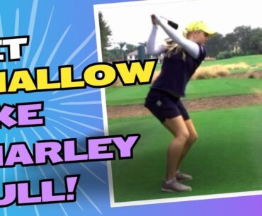 Simplest Way to Shallow the Club | Charley Hull Swing Keys!