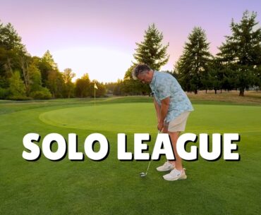 9 Holes of MAJOR Pressure | Wednesday Night Solo Golf League Championships