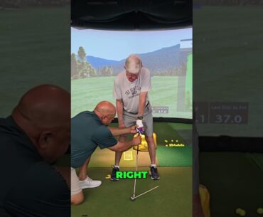 Golf Grip Secrets: Instantly Fix Your Slice Using Simulator! #shorts