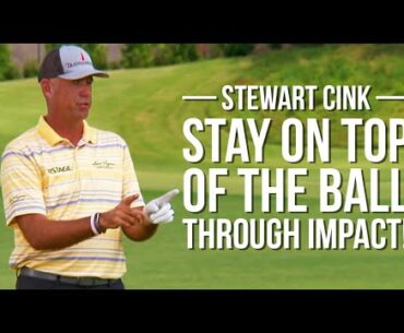 Stewart Cink Shares The KEY to STAYING OVER the Ball During Impact - STOP Losing Your Spine Angle