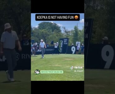 Brooks Koepka smashed tee marker at Liv golf Dallas #shorts #highlights #golf